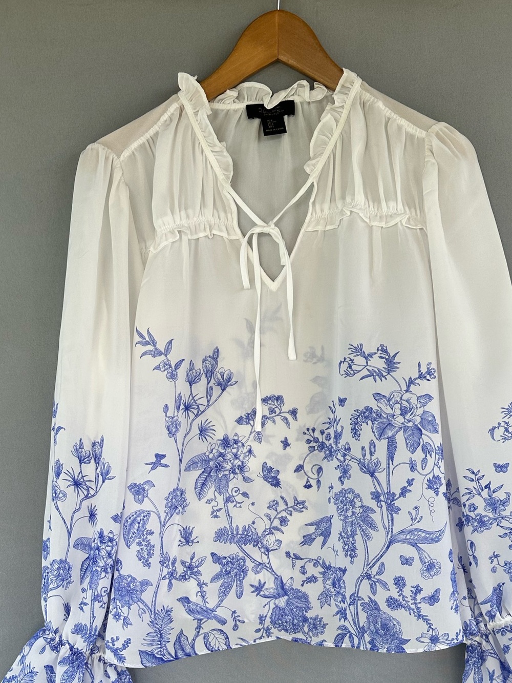 🎉5 for $45🎉 Rachel Roy top blouse shirt size L - Picture 2 of 8